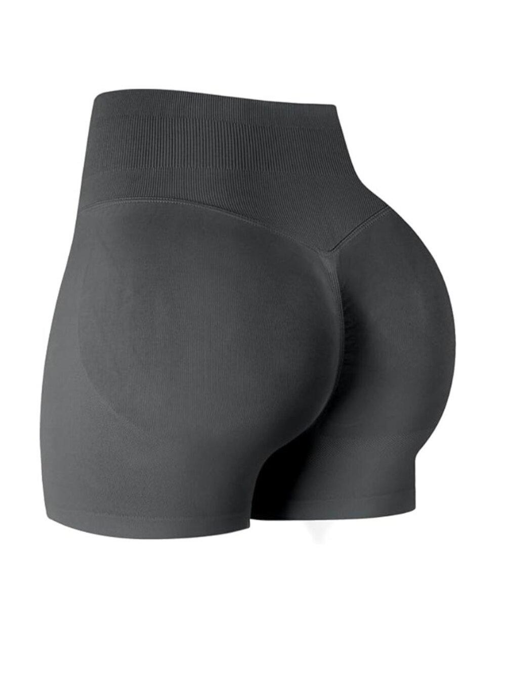 Women's High Waisted Seamless Butt Lifting Shorts, Size Medium